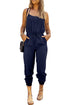 Drawstring Waist Spaghetti Straps Jumpsuit